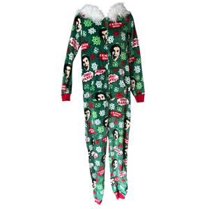 Buddy The Elf Christmas Pajamas Womens Size M (8-10) One Piece Union Suit
